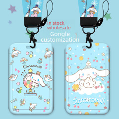 Cartoon cute student card set access control bus citizen meal card anti-lost pick-up badge kindergarten school card factory brand