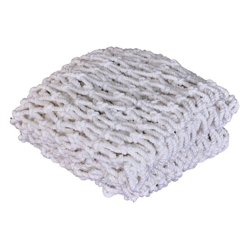 Белая безопасная плоская сетка для строительной площадки, сетка для контейнера против падения, огнестойкая изоляционная карманная сетка, нейлоновая защитная сетка для веревки