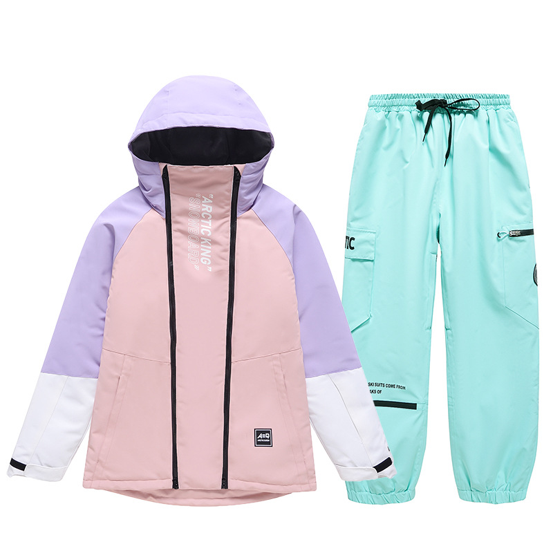 Kid's Clothing suit for men and women, winter outdoor snowboard and double board ski clothing and pants, windproof, water repellent and warm_voghion.com