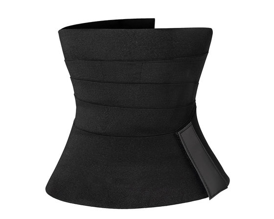 Cross-border abdomen belt sports corset belt yoga fitness winding belt elastic abdomen waist trainer body shaping