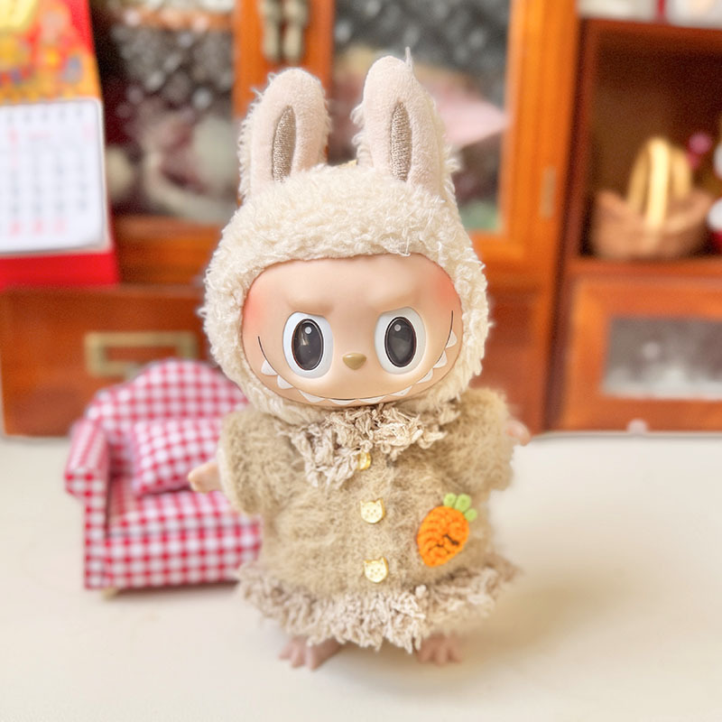 仅衣服] 一/二代La布布衣服挂件拉布布坐坐派对娃衣挂件草莓熊萌|undefined