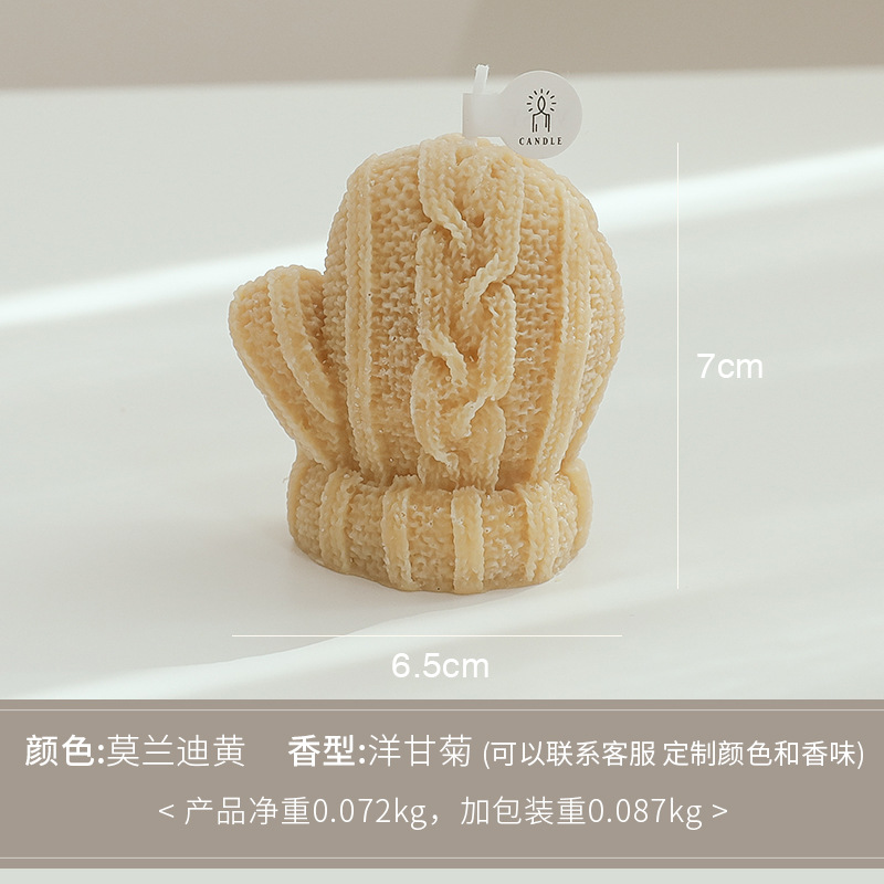 Velas de aromaterapia navideña, regalos de ambiente, recuerdos hechos a mano transfronterizos de Navidad, guantes de fragancia, cera