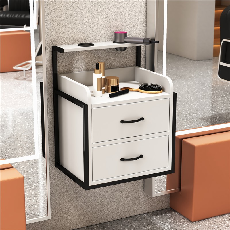 Barbería tipo pared armario de herramientas para salón de belleza especial barbería estante multifuncional tablero de herramientas de salón de belleza