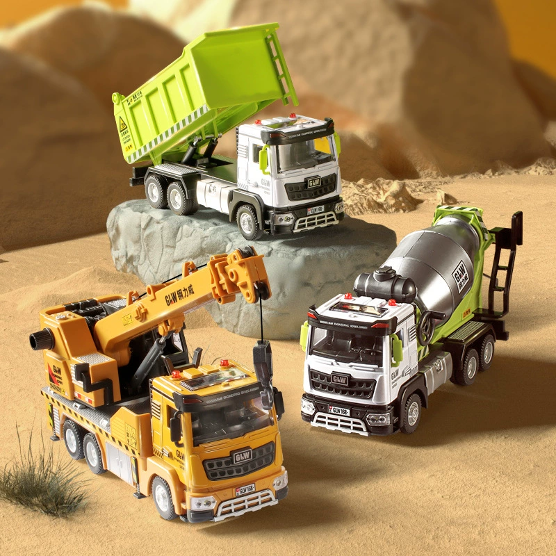 Big metal bulldozer, toy car for boys, excavator, forklift, new collection