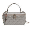 Box, square chain, one-shoulder bag, Chanel style, 2023 collection, chain bag