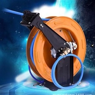 Water-gas mixing double-tube drum gun water-vapor mixing Winder tube Winder high-pressure car washing water gun water-gas integrated drum