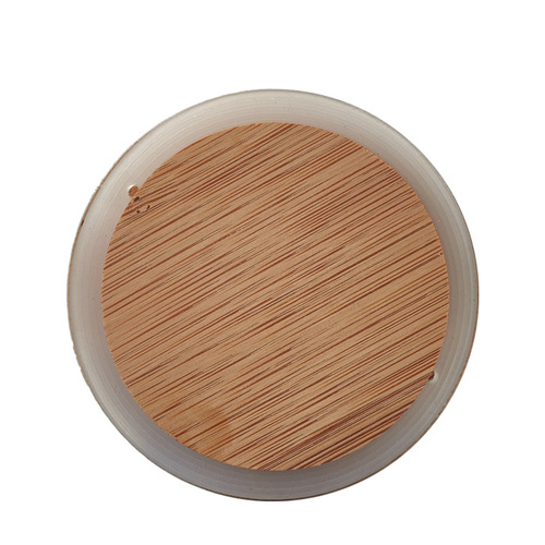 Factory wholesale bamboo wood sealing lid, sealing bottle accessories rubber bamboo bottle cap, wooden cup lid and coaster