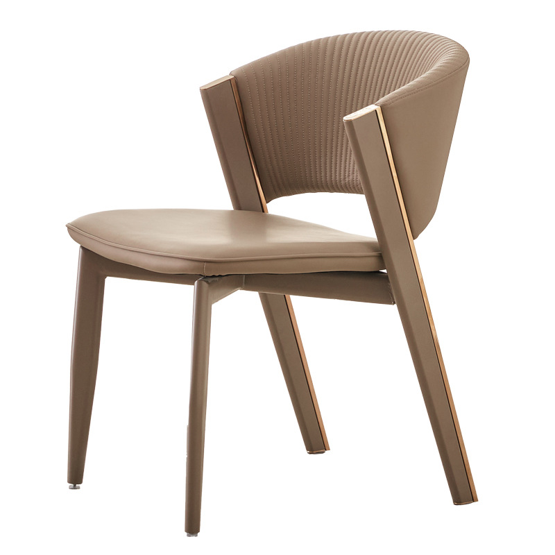 Italiano de lujo moderno simple taburetes de respaldo de diseño de alta calidad sillas de comedor sillas de comedor red