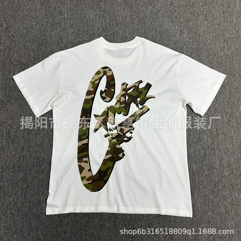 Трансграничная фабрика прямых продаж 2024 новый corteiz футболка Alcello серии футболка с короткими рукавами и буквенно-вырезом