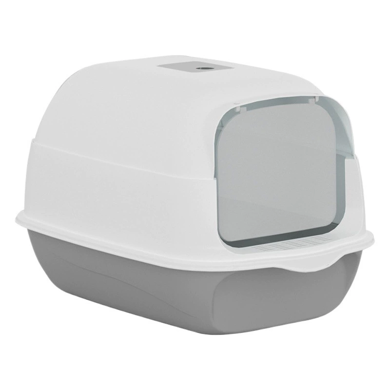 Большой полностью закрытый кошачий песчаный горшок для запаха и предотвращения брызг