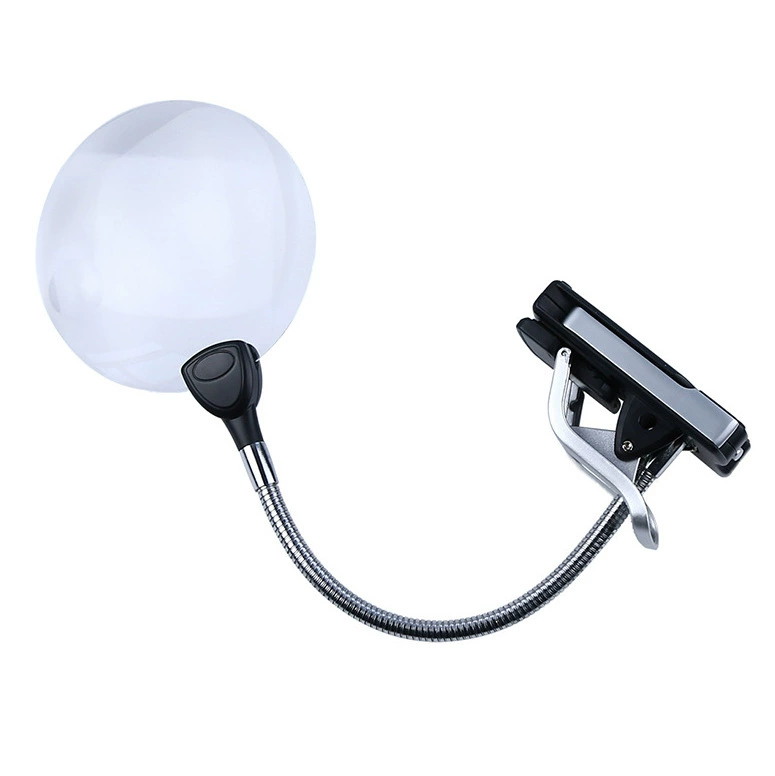 Светодиодная подсветка настольная Лупа двойного назначения для чтения, ремонт увеличительной линзы XT-110T