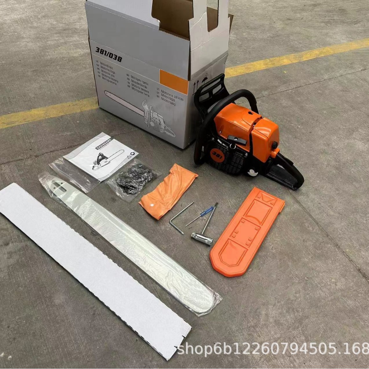 381油锯25寸导板伐木锯毛竹锯园林修剪砍树伐木家庭备用大功率