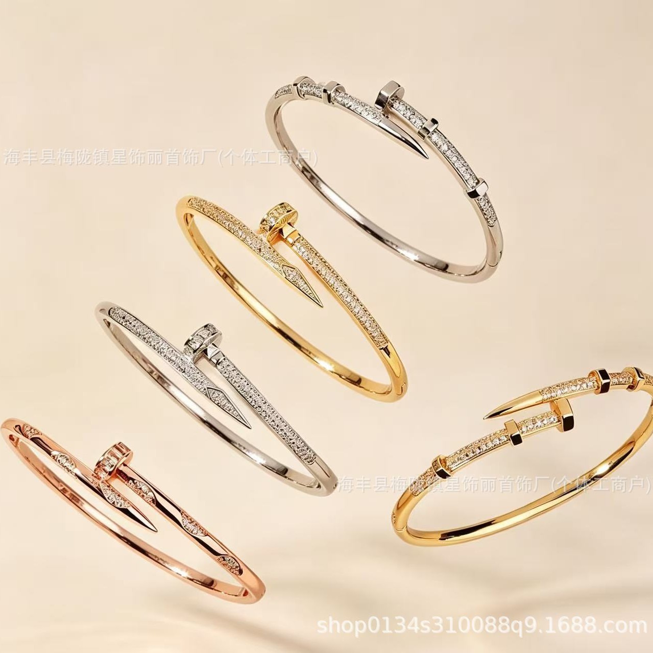 (Cross-border trading), copper design women's bracelet, European style, light luxury style, high-quality style