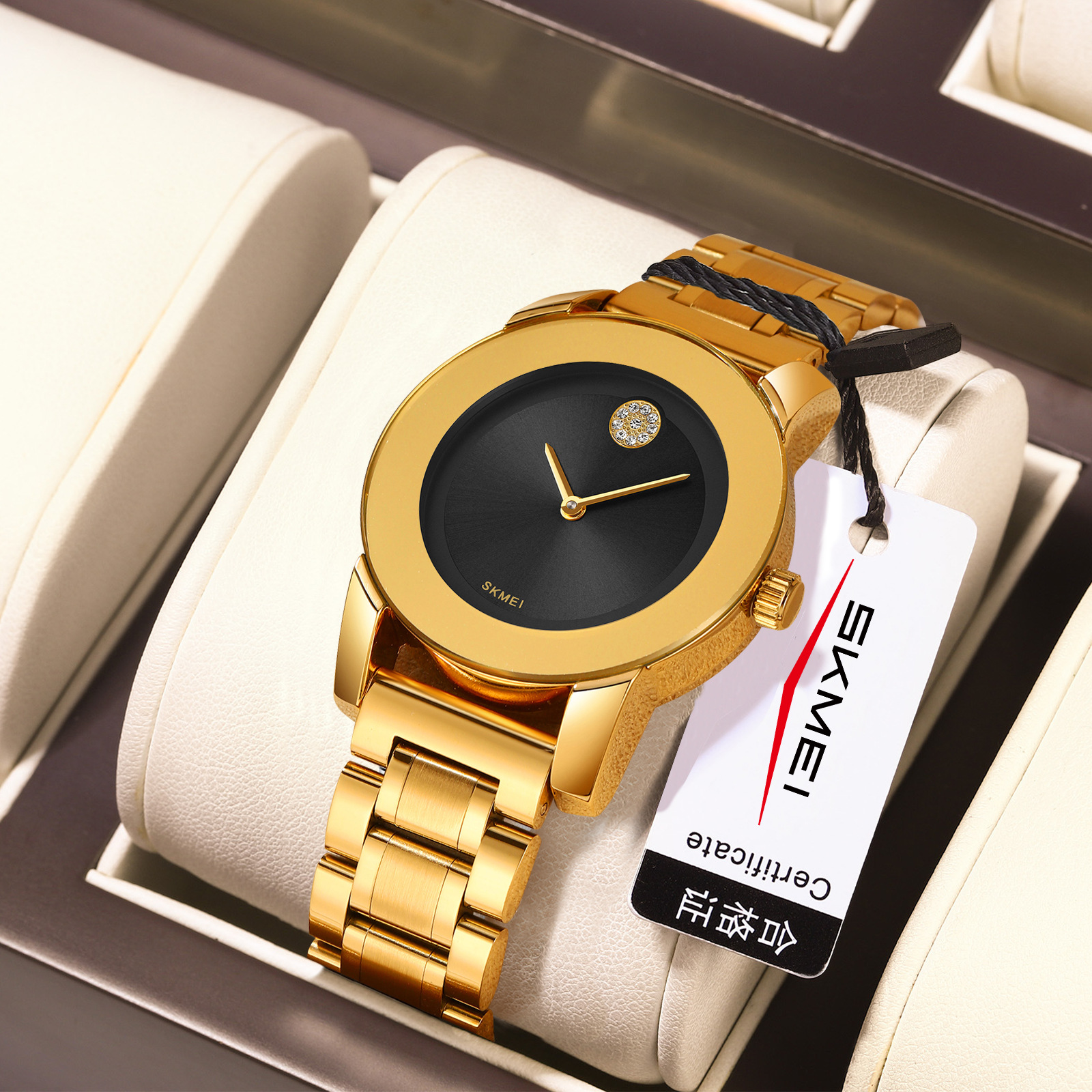 Golden black surface [best-selling model in the us skmei-2176]