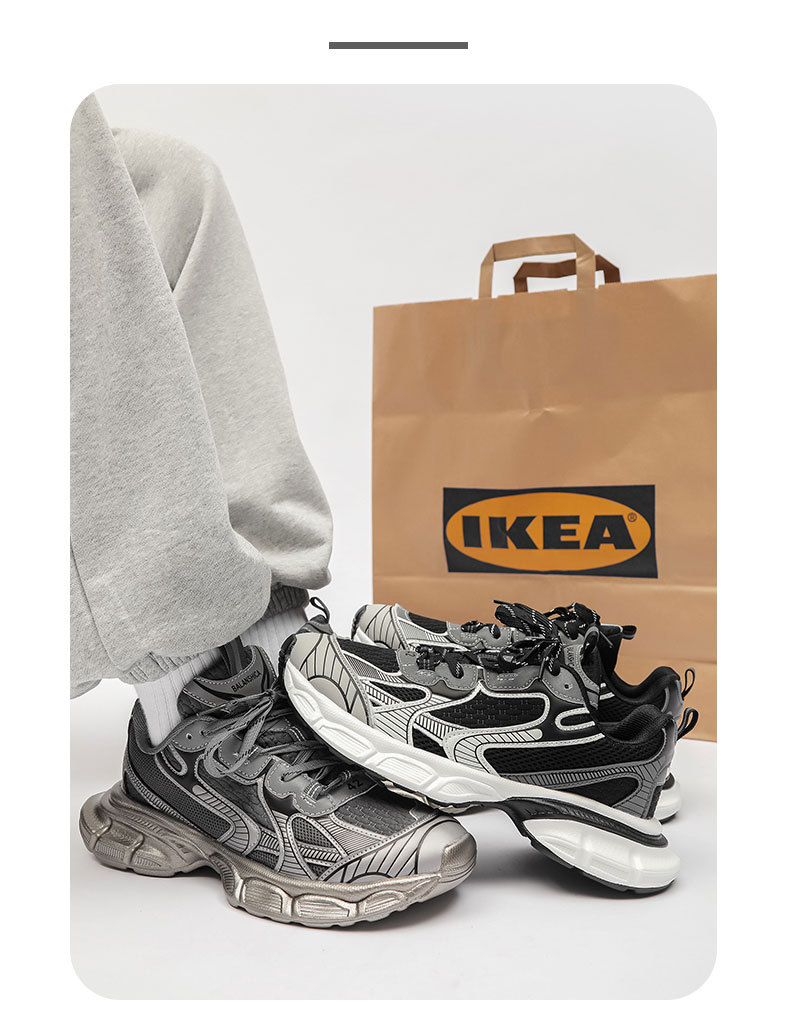 Spring New Trendy All Match Men S Shoes Paris Couple Style Daddy Shoes Simple Casual Women S Shoes One Drop_voghion.com