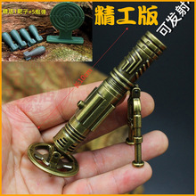 全金属迷你火箭迫击炮投弹筒合金拿破仑大炮模型桌头儿源芳素