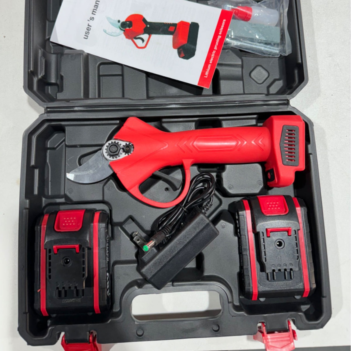 Nuevas tijeras eléctricas, tijeras de podar eléctricas de jardín, tijeras de ramas de árboles frutales, tijeras eléctricas de ramas gruesas, tijeras eléctricas portátiles inalámbricas para exteriores