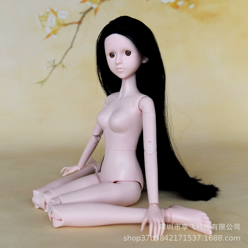 Кукла Xinyi с 4 точками, безволосая голова, макияж, голова, BJD SD, окружность головы 19,8 см