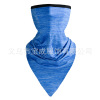 Summer windproof silk street mask, sports universal bike, triangular scarf for cycling, sun protection