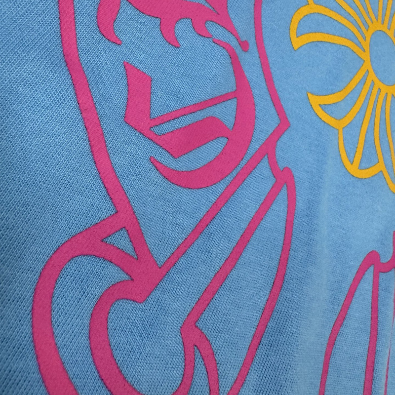 【Dujia Spot Correct Edition】Ch Crow Miami限定 XIA Xin Blue プリント メンズ レディース 長袖Tシャツ|undefined