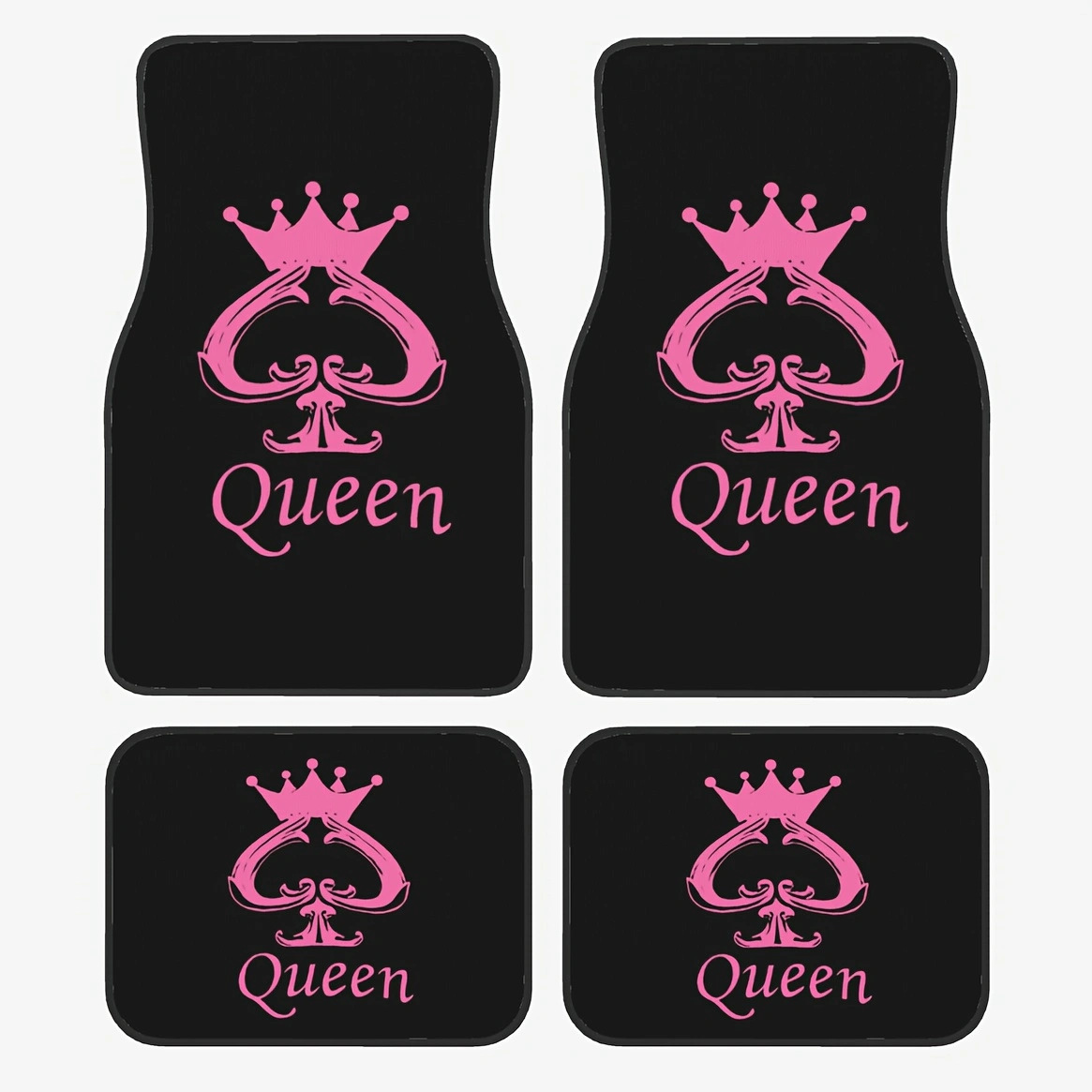 TEMU复古北欧风汽车脚垫地毯四件套耐脏地垫亚马逊TEMU脚垫批发