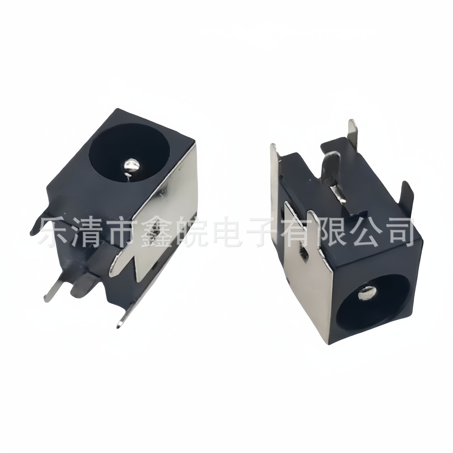 DC036A电源插座JACK直充电卧式母座5.5*2.1圆针5脚 连接器接插件