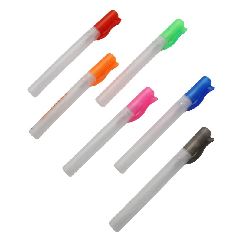 8 ml 10 ml pluma clip perfume pluma sub-botella portátil hidratante spray botella fina niebla Impresión logotipo de la empresa