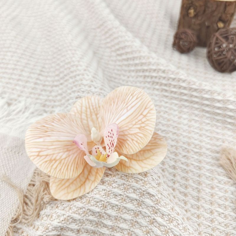 胡蝶蘭の花の頭のかんざしの花のカチューシャの髪飾りの服の靴の装飾の材料の部品のシミュレーションの花の頭の花|undefined