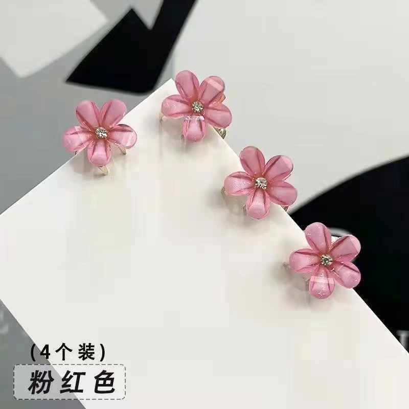 A principios de la primavera Flor de hadas pequeño clip horquilla lateral chica clip pequeño clip de tiburón clip accesorios para el cabello tocado joyería floral