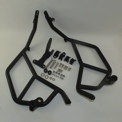 Suitable for Yamaha Tenere 700 25-26 engine bumper, engine guard, anti-fall protection bar (Motorcycle bumper) - black