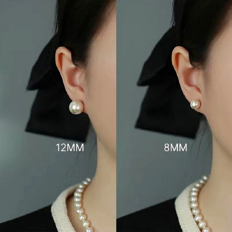 Natural Pearl Earrings, High-End Luxury Earrings for Women, 925 Silver-Plated Earrings, Retro Mosquito Coil Pearl Ear Clips Natural Pearl Earrings, High-End Luxury Earrings for Women, 925 Silver-Plated Earrings, Retro Mosquito Coil Pearl Ear Clips