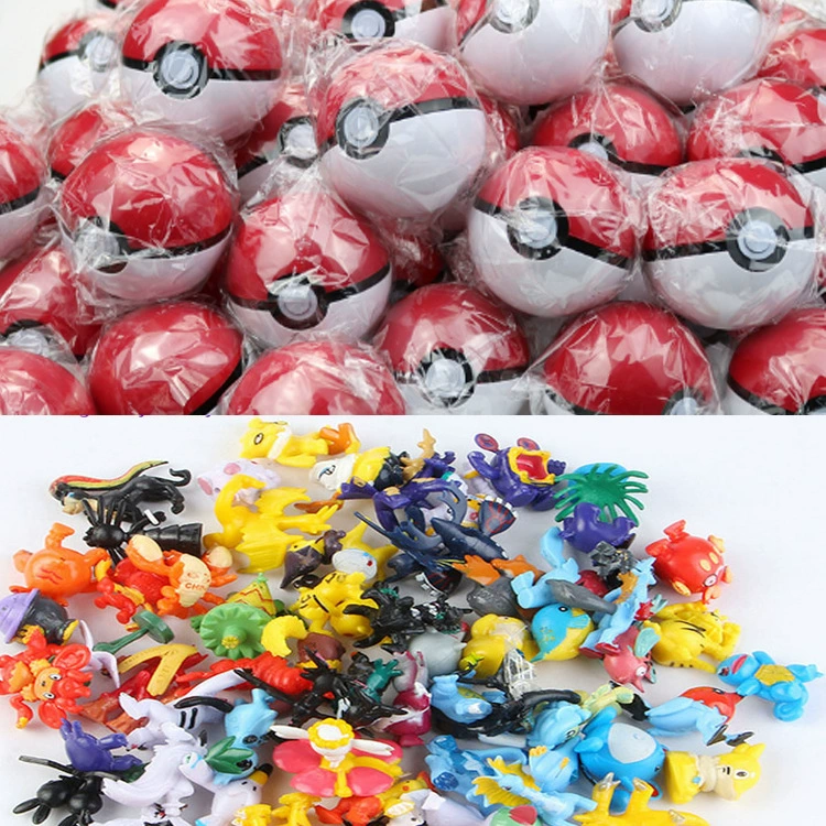 Blind Box Pocket Ball Figure (Pokemon) 7 cm, ABS collectible ornament, random model