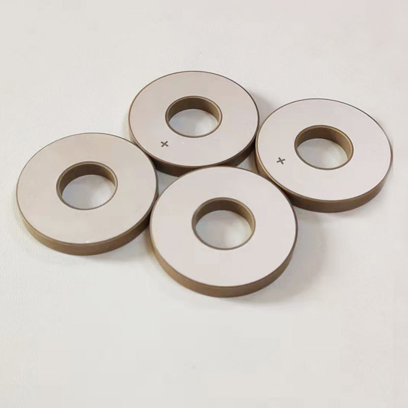 超声波陶瓷片 压电陶瓷环 超声波清洗换能器片P8-38*15*5