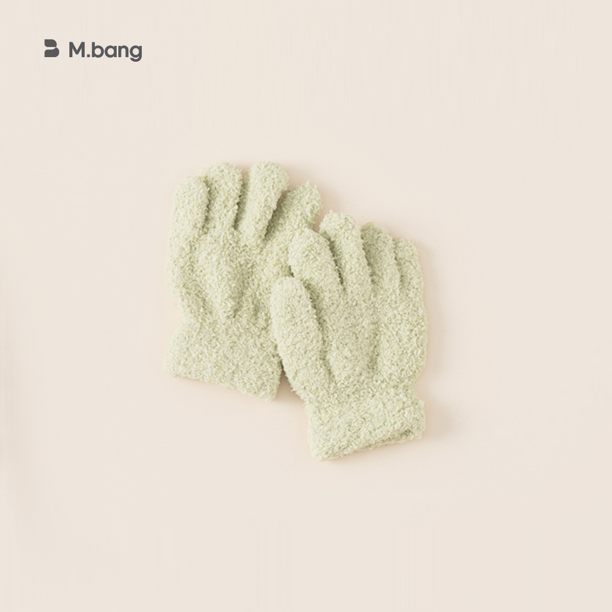 Yoobao ropa infantil guantes de niñas amor guantes de lana otoño y invierno nuevo bebé dulce guantes de punto de cinco dedos