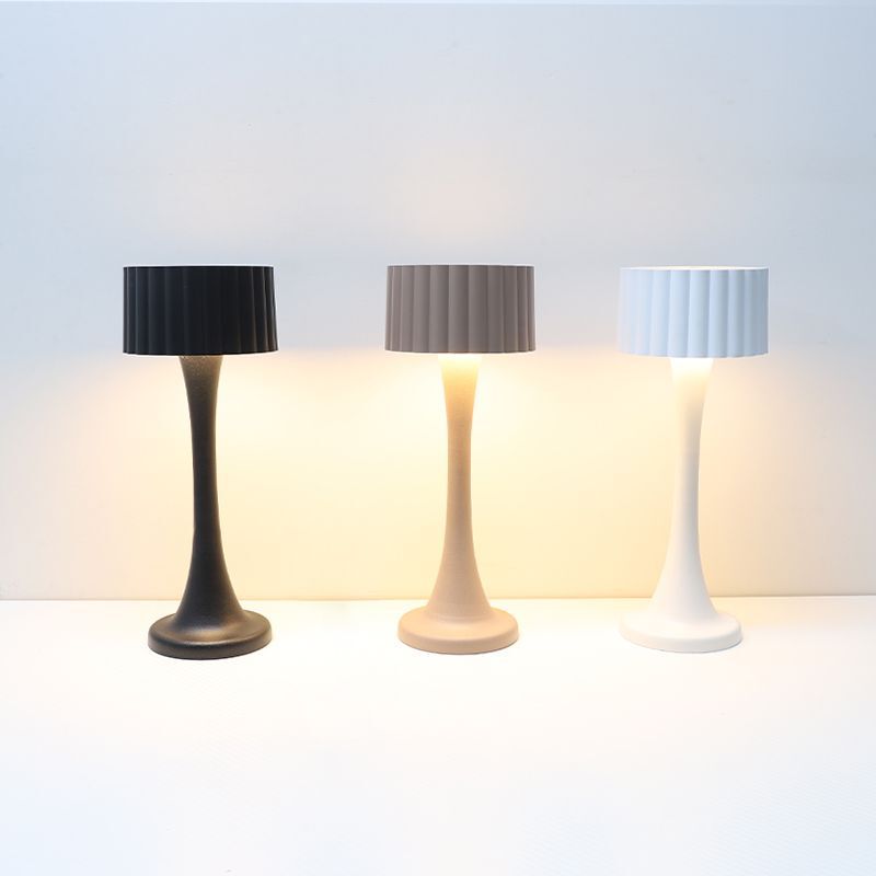 LED 充電式テーブルランプ寝室のベッドサイドナイトライトタッチクリエイティブデスクトップ雰囲気ライト目の保護レトロテーブルランプ|undefined