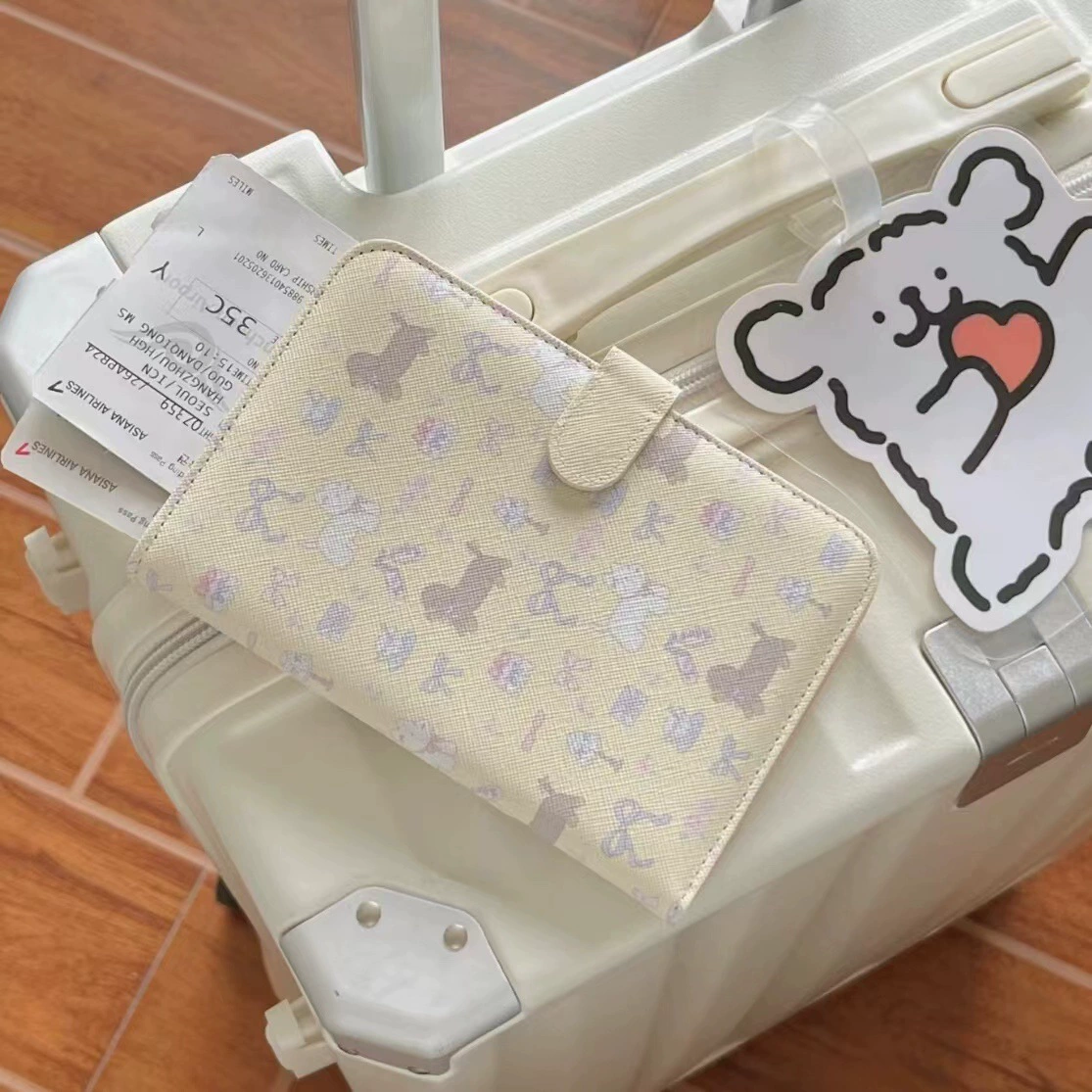 Cartoon universal protective case, card holder for traveling, handheld storage system
