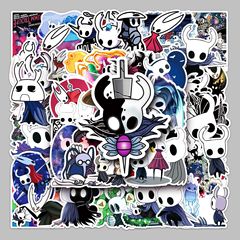50 Pieces Hollow Knight Game Merchandise Cards Suitcase Waterproof Graffiti Sticker Skateboard Computer Tablet Decor