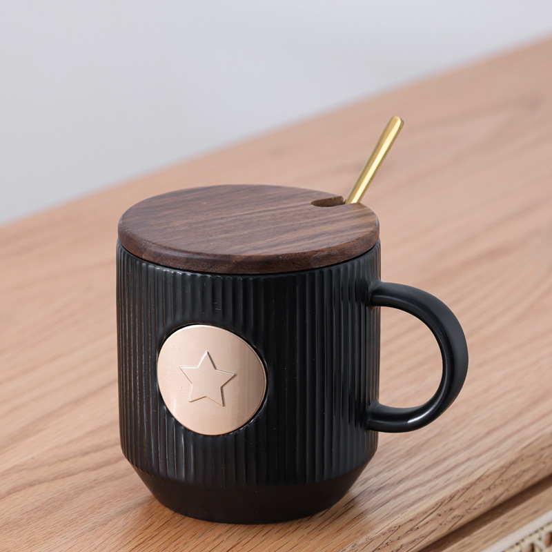 Tazas de cerámica originales, tazas de cerámica de bronce creativas, tazas de café, tazas de agua, tazas publicitarias de logotipo