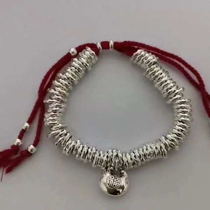 Плетёный браслет handmade, подвеска на день рождения для друга