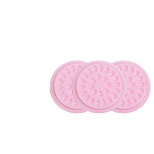 Factory wholesale grafting eyelash glue tray pink PVC gasket small no base pattern plate eyelash tools