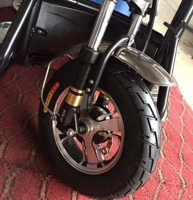Leisure electric tricycle stainless steel fenders, thickened front and rear fenders 300-8 300-10 for elderly tricycles (Electric vehicle fender) - 300-8-front-mudguard-1-piece-standard-model