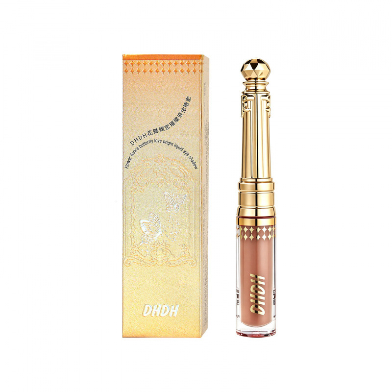 DHDH Flower Dancing Butterfly Love Brilliant Liquid Eye Shadow, color de la piel, maquillaje, polvo, crema de ojos brillante, cosméticos image 6