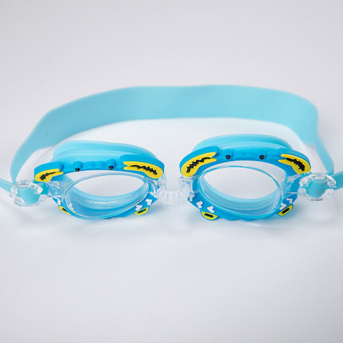 Wholesale cute crab swimming goggles, waterproof and anti-fog swimming goggles for men and women, children's and older children's swimming equipment glasses