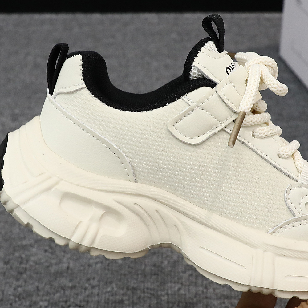 Zapatos deportivos de moda para niños zapatos de carreras diarios versátiles zapatos blancos de primavera nuevos zapatos de moda para papá 5344