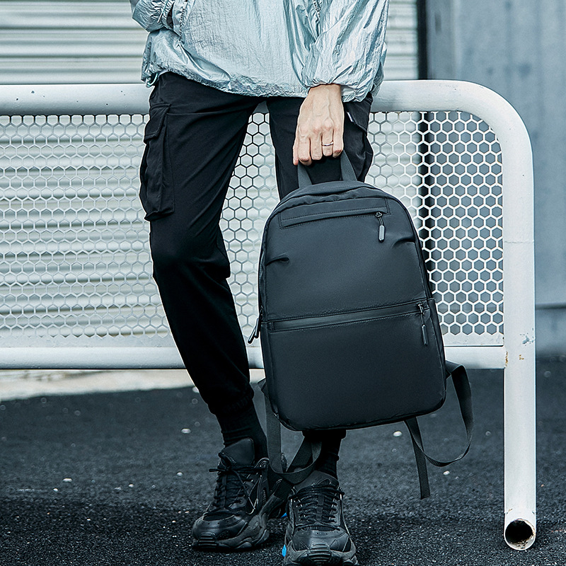 Mochila de los hombres de la escuela secundaria estudiante universitario gran capacidad simple computadora mochila de viaje marca de moda femenina