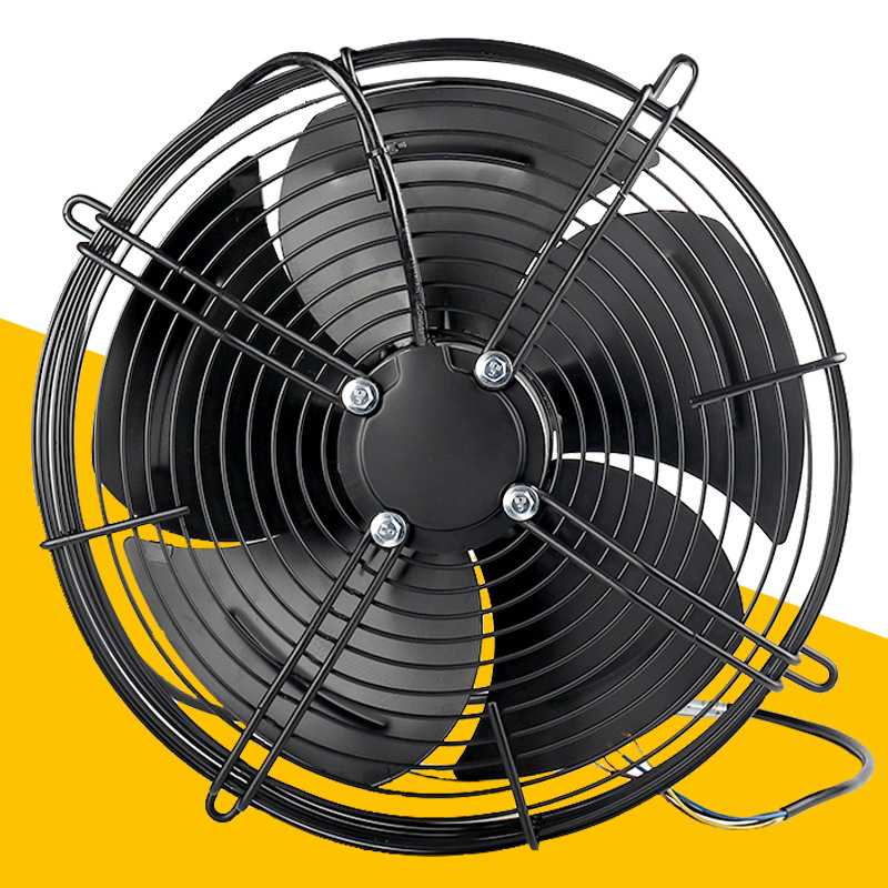 Ventilador de flujo axial rotor externo 380v silencioso gran volumen de aire refrigerador compresor de aire disipación de calor 220v ventilador de escape industrial