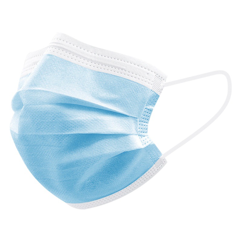 Independently Packaged Disposable Three-Layer Adult Mask with Melt-Blown Cloth Dust-Proof Rate Effect 95 Source Factory Direct Sales Comfort