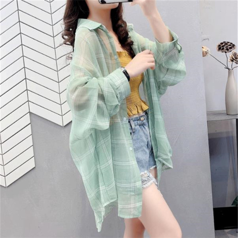 Silk shiffon breathable summer sun protection clothing