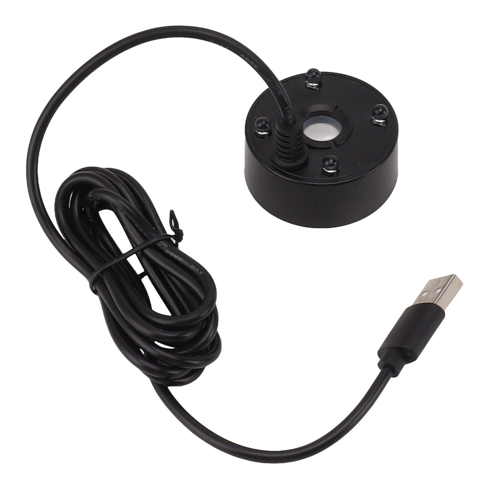 USB造景雾化器 彩色LED灯光空气加湿器 室内喷泉雾化器小型池塘雾