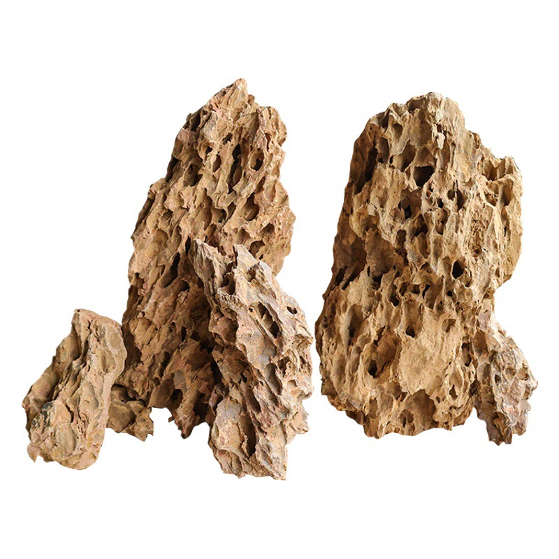 Натуральный сосновый камень Оптовая аквариум аквариум ландшафтный украшения настоящий камень бонсай скала микро ландшафтный камень тигровая шкура